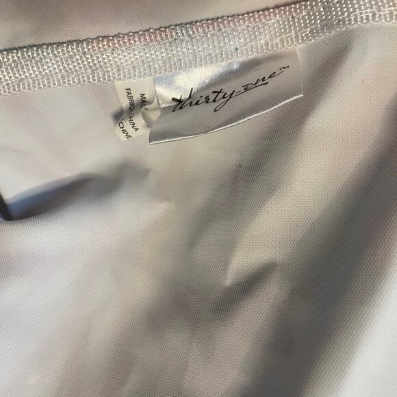 Thirty One Deluxe Utility Tote Daisy Craze Organizer Car Trunk Floral Collapse - Picture 8 of 11